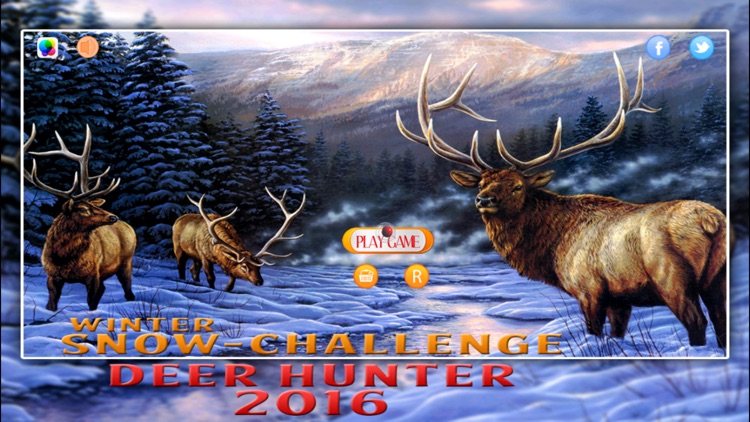 Deer Hunter Winter Snow challenge Shooter 2016 : The Shooting Adventure Game