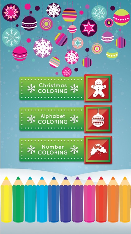 Merry Christmas Coloring book and learn Alphabet Numbers