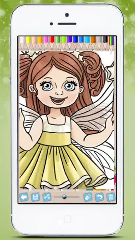 Game screenshot Fairies Coloring Book - Paint princesses tales apk