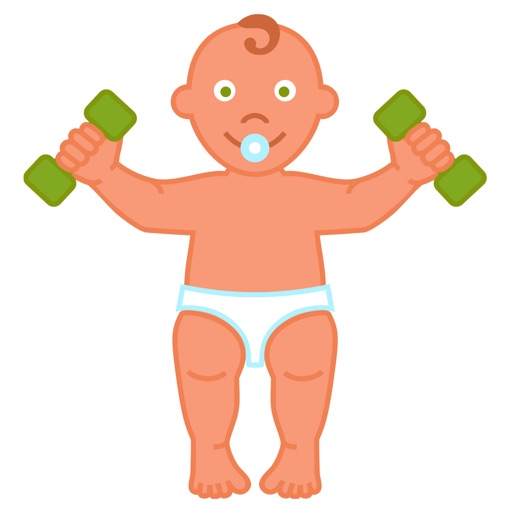 Fitness for baby: workout and massage to develop and strengthen a child's body.