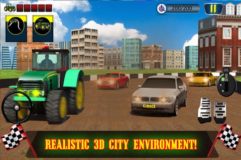 Tractor Racing With Cars screenshot 3