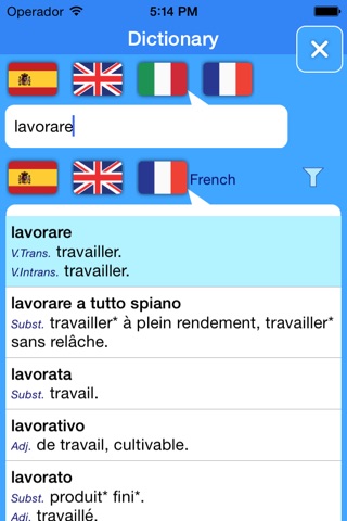 Translator Suite Italian-French (Offline) screenshot 3