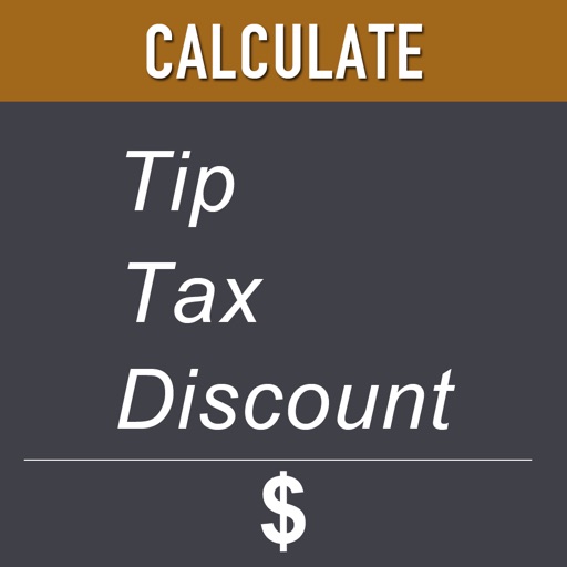 Tip Tax Discount Calculator