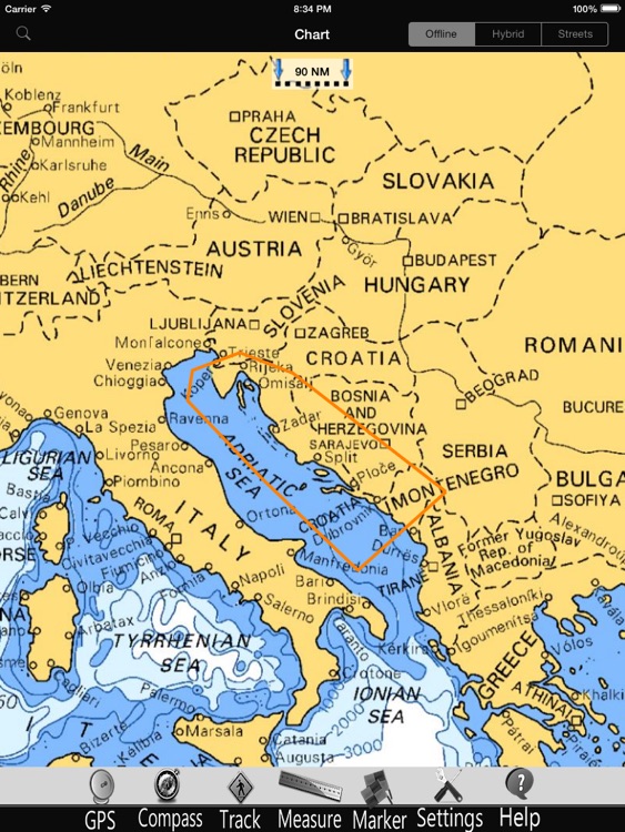 Croatia GPS Nautical Chart Pro screenshot-4