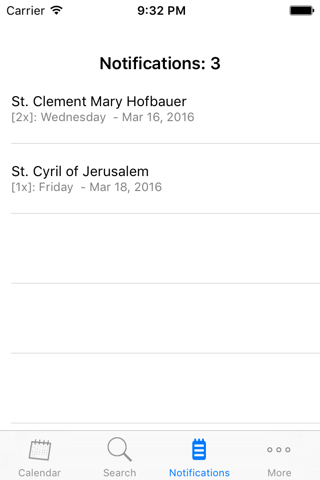 Catholic Calendar with notifications screenshot 3