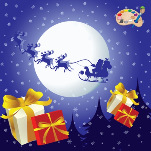 Coloring Book : Christmas for Toddlers ! App with Christmas Coloring Pages icon