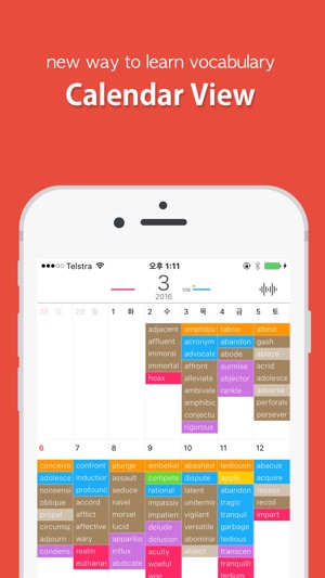 Word Calendar - Improve Your English Vocabulary(圖1)-速報App