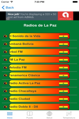 Radios de Bolivia en Vivo Gratis screenshot 2