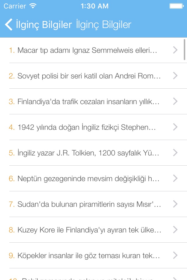 İlginç Bilgiler screenshot 2