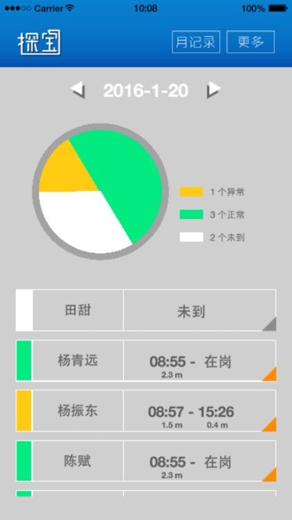 探宝考勤管理员