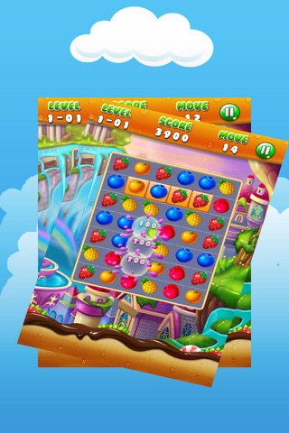 Fantasy Ice Juicy Fruit Swipe and Match screenshot 2