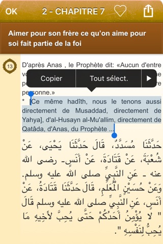 Sahih Bukhari: Français, Arabe screenshot 3