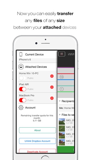 File Transfer, Send Big Videos, Share Photos from and to any(圖5)-速報App