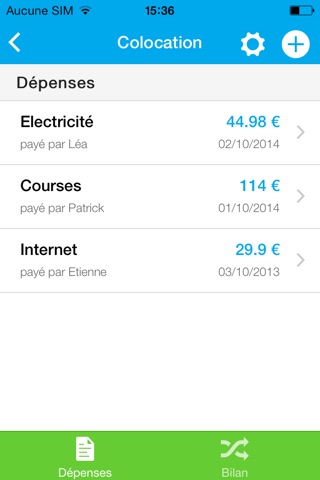 Debal, comptes entre amis ! screenshot 2