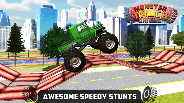 Monster Truck Driving : Extreme Tracks Climb Racing