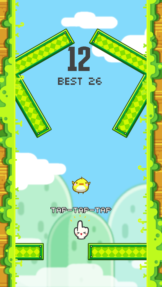 Chick UP The Vertical Version of a Flappy Little Bird Adventure