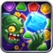 Zombie Attack Jewels Magic is a very addictive match 3 puzzle game with many new exciting features, awesome visual effects and special power-ups