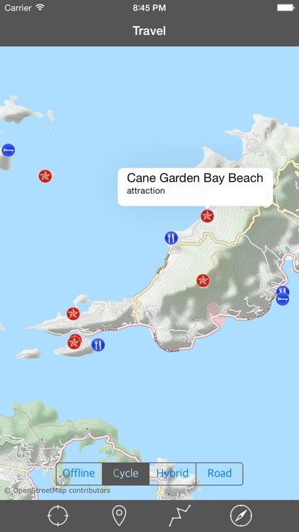 BRITISH VIRGIN ISLANDS – GPS Travel Map Offline Navigator