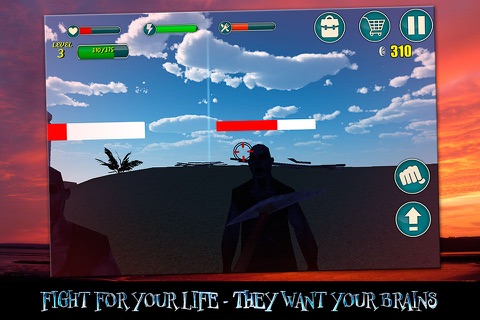 Zombie Tropic Island Survival Simulator screenshot 4