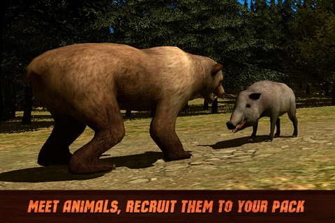 Animal Survival: Wild Bear Simulator 3D Full screenshot 4