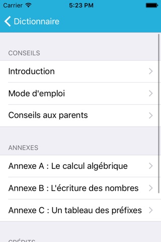 Dictionnaire de Maths screenshot 3