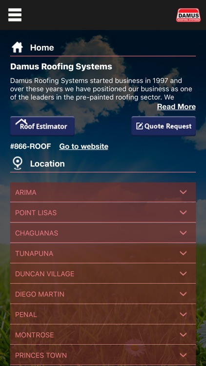 Damus Roofing Estimator