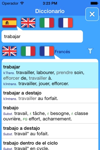 Translator Suite Spanish-French (Offline) screenshot 3