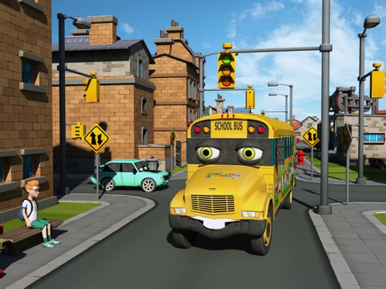 Furious Racing School Bus in Nice Cityのおすすめ画像1