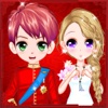 New Year Lovers - dress up game for kids