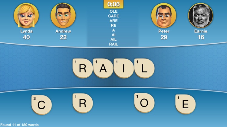 Words In Words - fast multiplayer word game