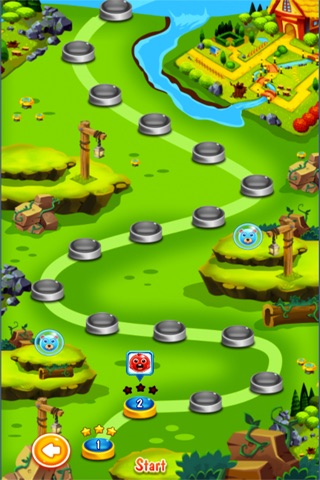 Free Game for Bubble Shooter - Wizard Jungle screenshot 2