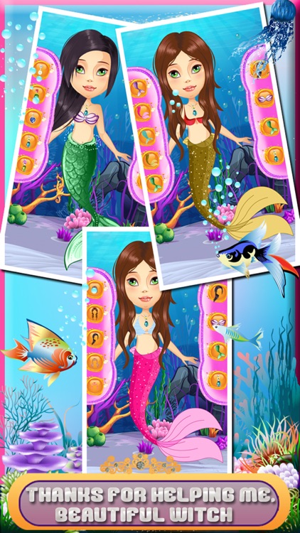 Ocean Mermaid Salon & Dressup - Water World Makeover