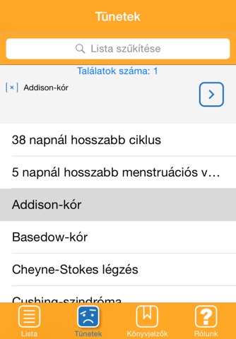 Házipatika Betegséglexikon screenshot 3