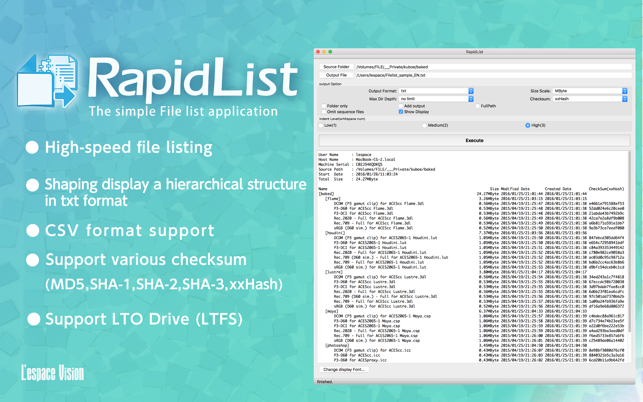 RapidList