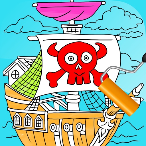Coloring Book Game for Jake Never Land Pirates Version iOS App