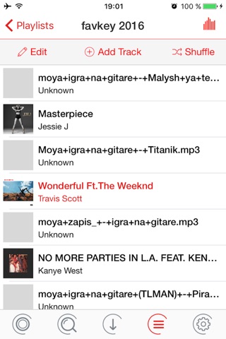 Next Music - Mp3 Player and Playlist Manager for Cloud: Dropbox and Google Drive screenshot 3