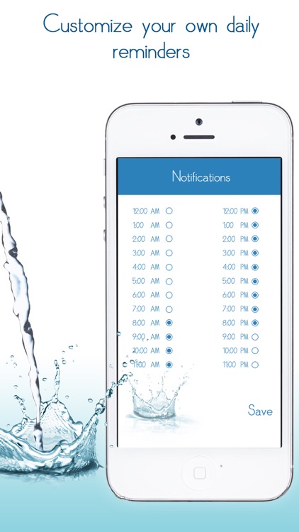 Daily Water balance tracker: hydration app logger with reminder and intake counter screenshot-4