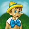 The Adventures of Pinocchio. Coloring book for children