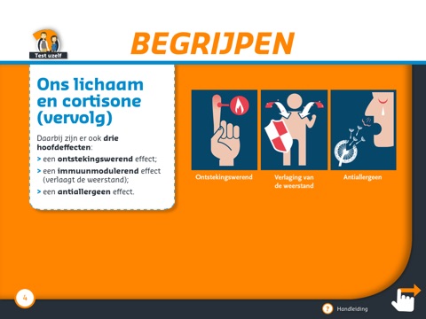 Behandeling met cortisone – Visuele e-Gids van de Patiënt screenshot 4