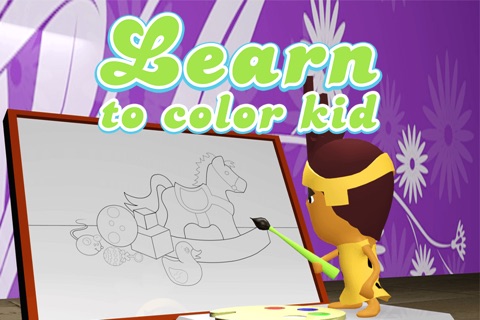 Learn To Color Kids - fun art painting book screenshot 2