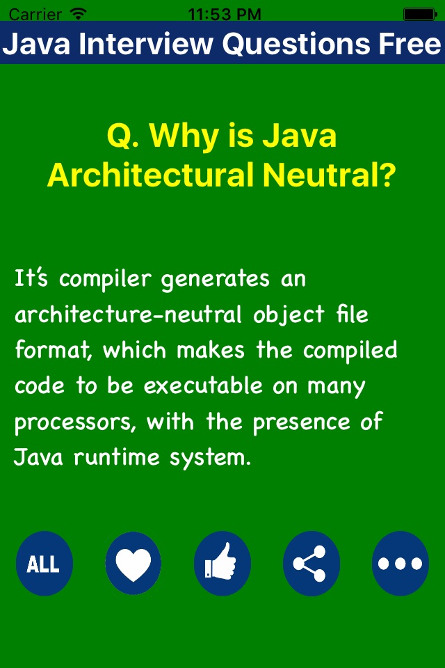 Java Interview Questions free screenshot 3
