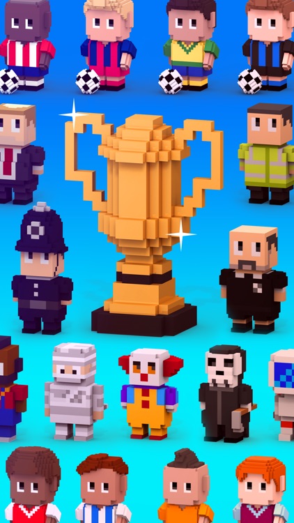 Blocky Soccer - Endless Arcade Runner screenshot-4