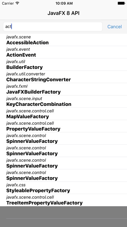 JDoc - JavaFX 8 API