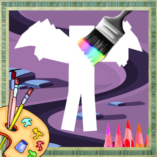 Paint For Kids Craft Lego Hero Edition iOS App