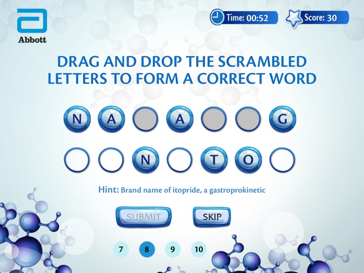 Scrambled Words Game