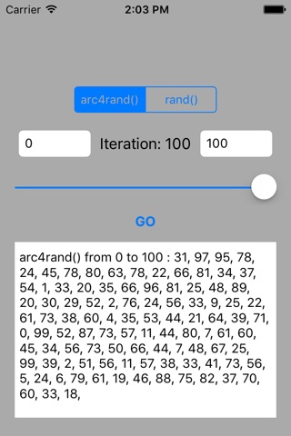 arc4rand() - Random Number Generator screenshot 2