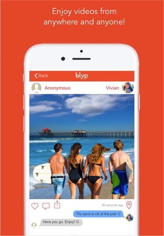 Blyp - Share & discover live video at cool places screenshot 3