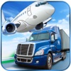 Cargo Truck Car Transporter: commercial plane flight simulator