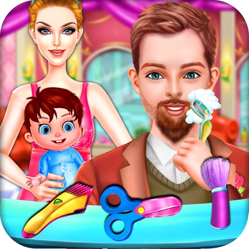 Crazy Beard Shave Salon - Celebrity Makeover Free Mustache Booth for Kids icon