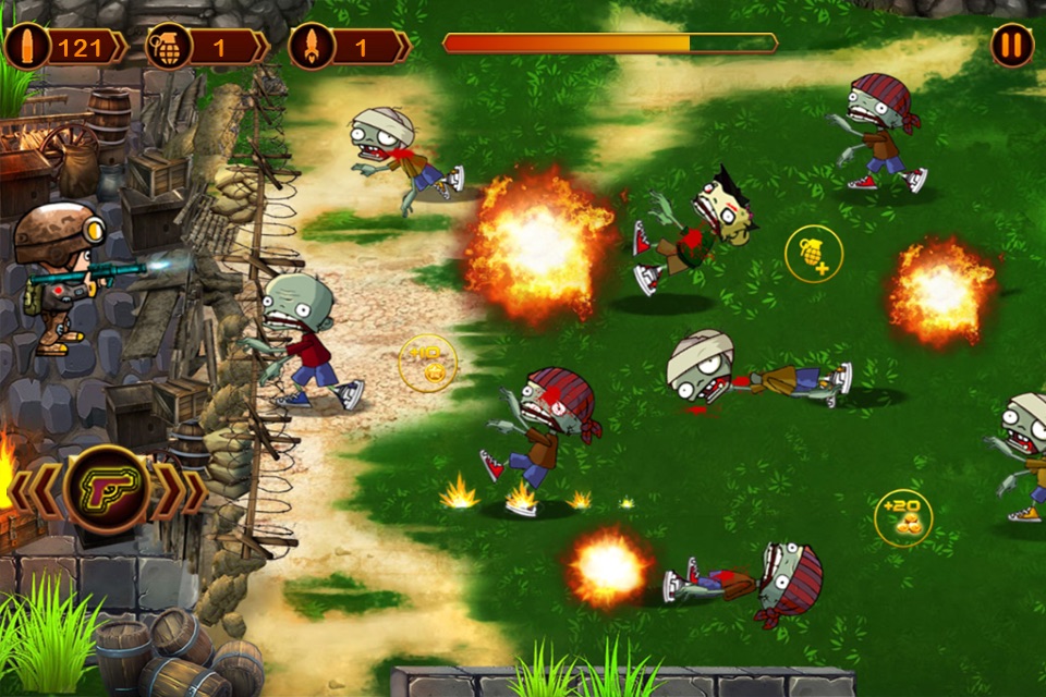 Zombies vs Soldier screenshot 2